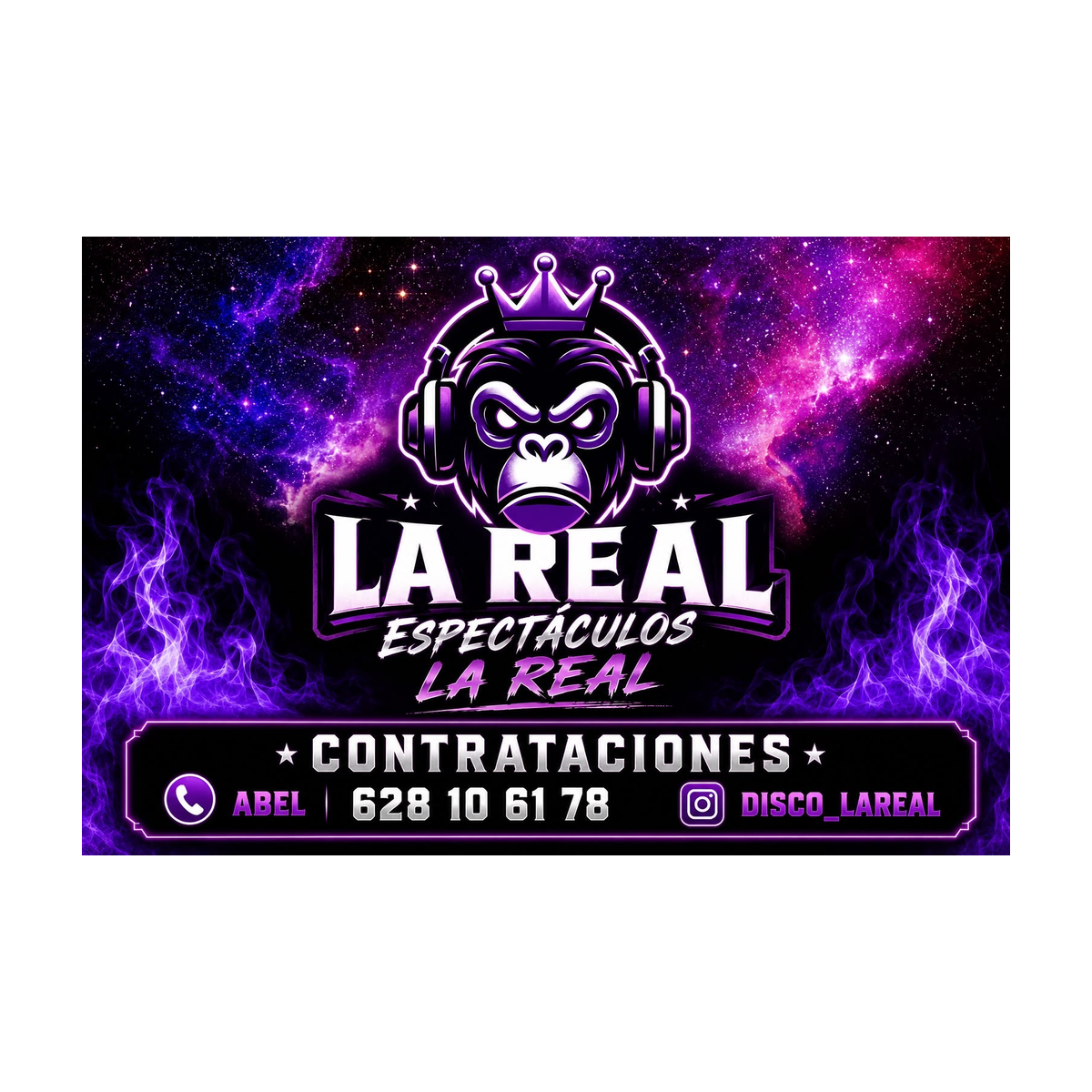 Logotipo de Disco Móvil La Real