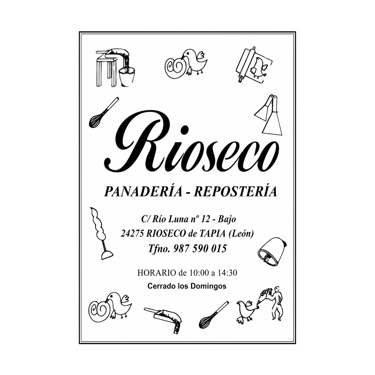 Logotipo de Panadería Rioseco